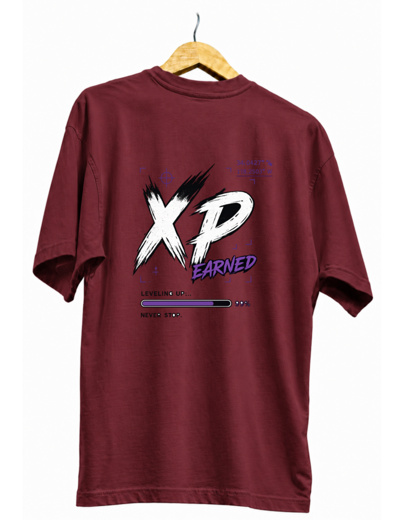 XP Graphic Maroon T-Shirt