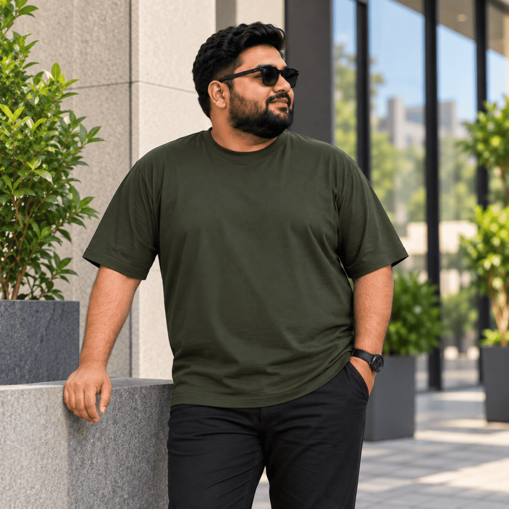 Olive Green 4XL T-Shirt